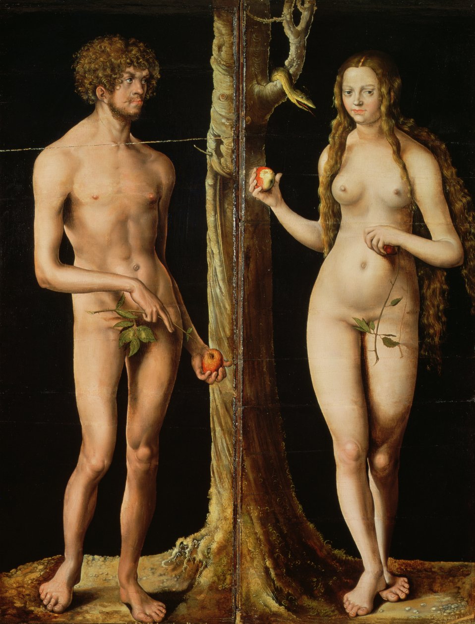 Adam og Eva av Lucas Cranach the Elder