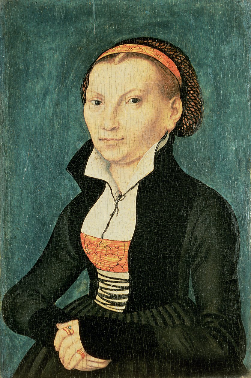 Katharina von Bora, fremtidig kone til Martin Luther, 1526 (olje) av Lucas Cranach the Elder