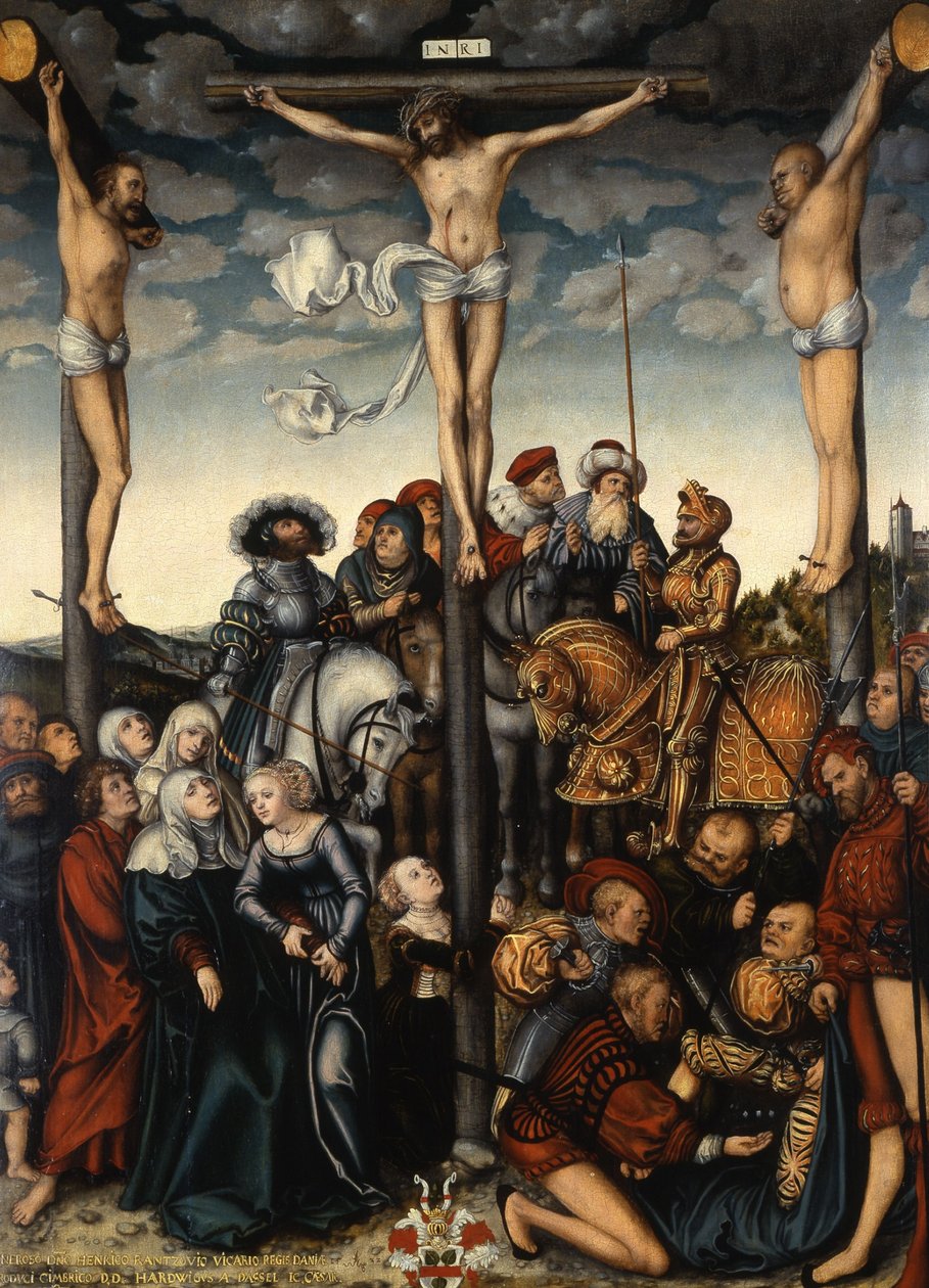 korsfestelse av Lucas Cranach the Elder