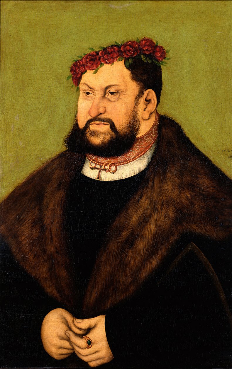 Kurfyrsten Johann den faste i Sachsen av Lucas Cranach the Elder