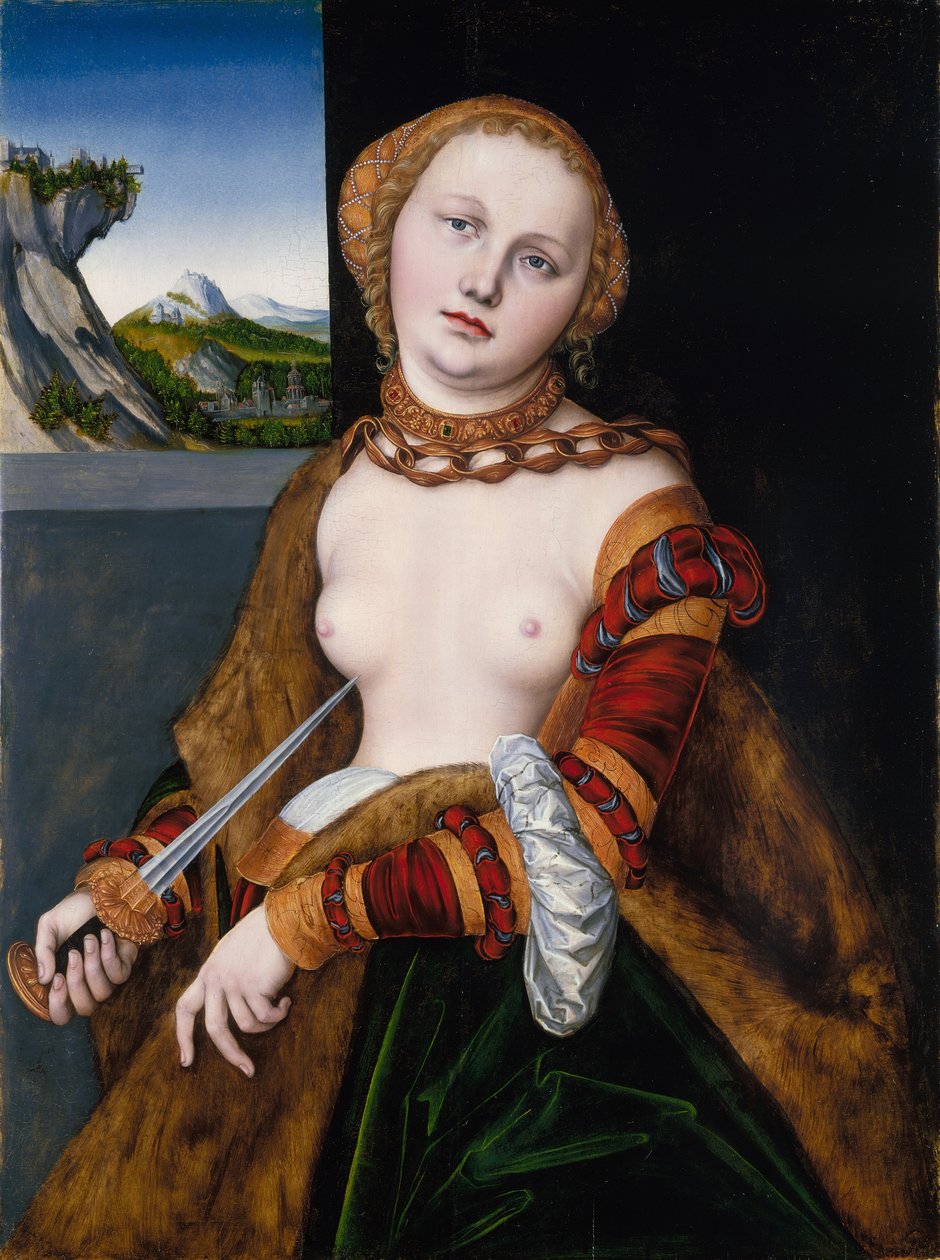 Lucretia av Lucas Cranach the Elder