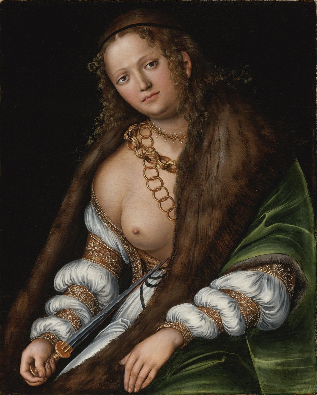 Lucretia av Lucas Cranach the Elder
