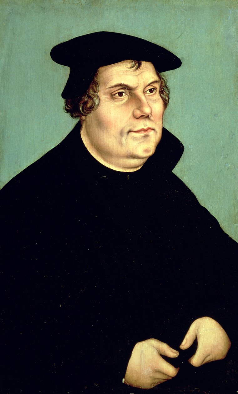 Martin Luther (1483-1546) av Lucas Cranach the Elder