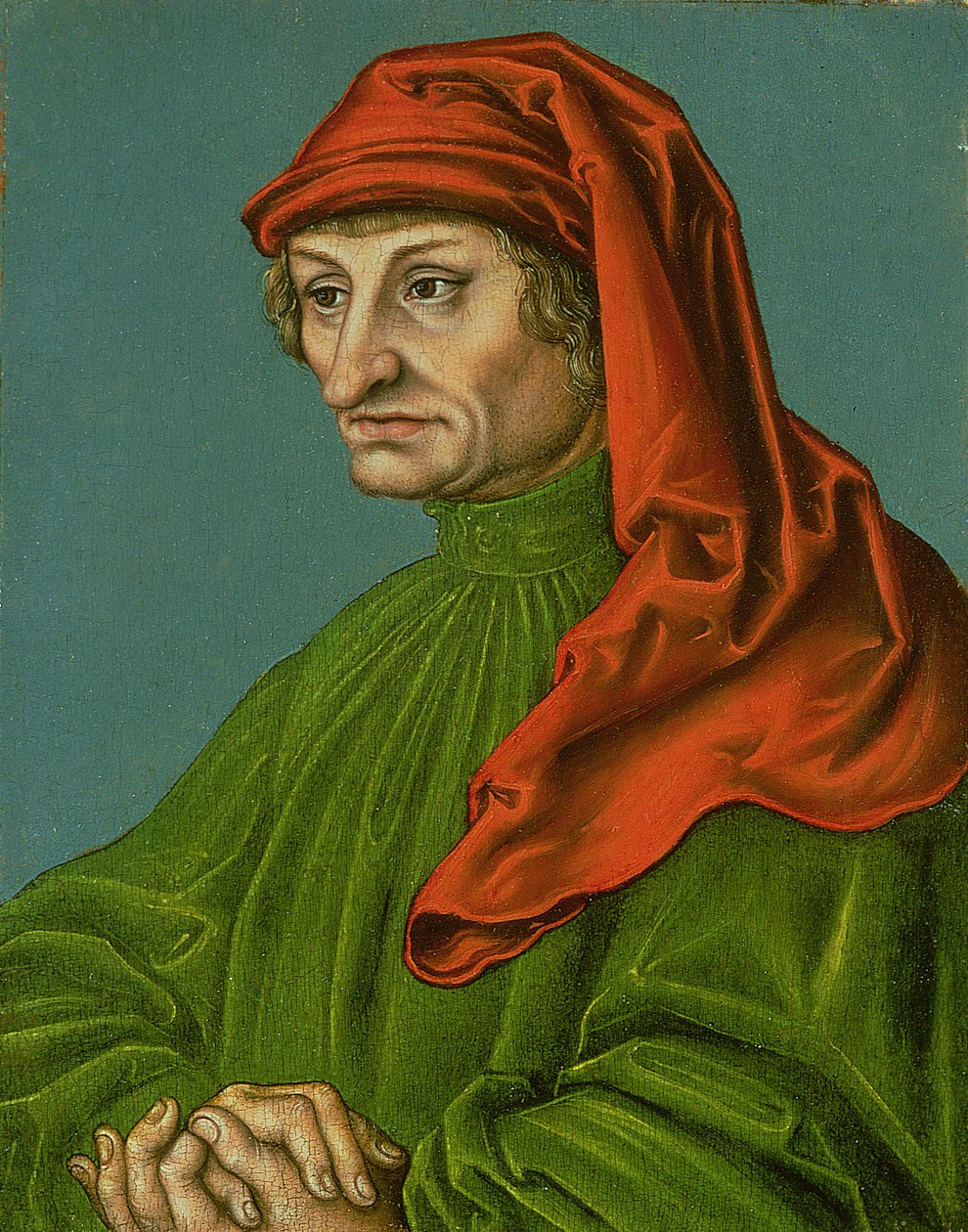 Portrett av en mann av Lucas Cranach the Elder