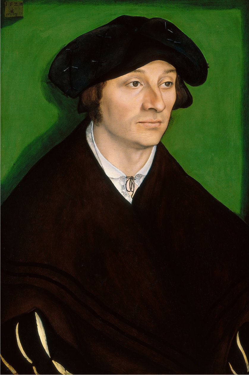 Portrett av en mann av Lucas Cranach the Elder