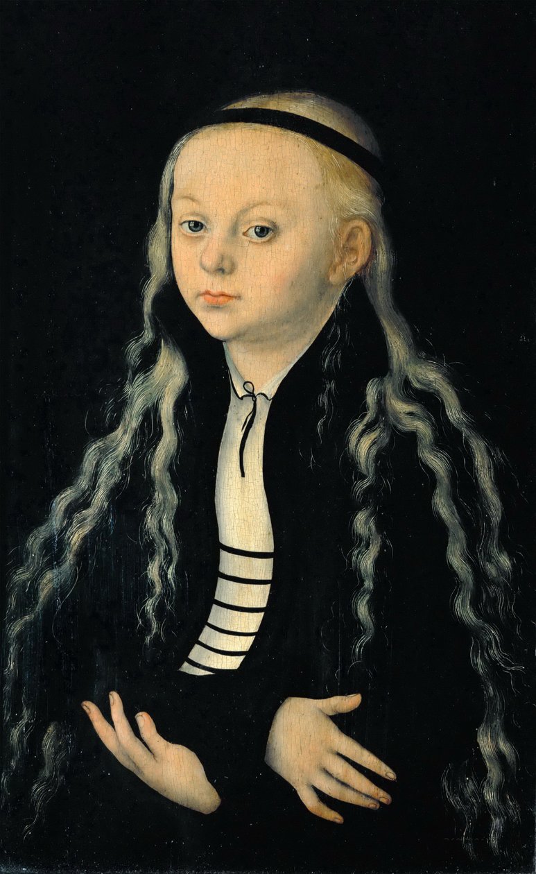 Portrett, sannsynligvis av Magdalena Luther av Lucas Cranach the Elder