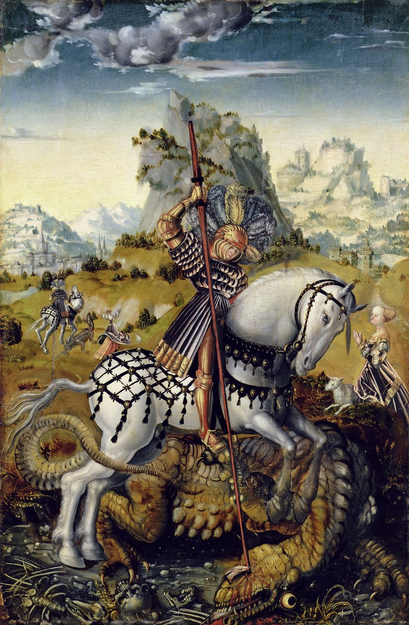 St. George av Lucas Cranach the Elder
