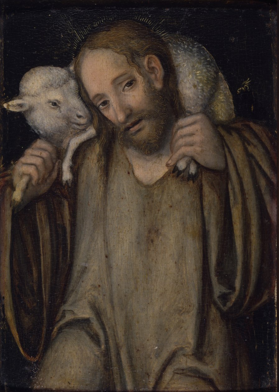 Den gode hyrde av Lucas Cranach the Elder