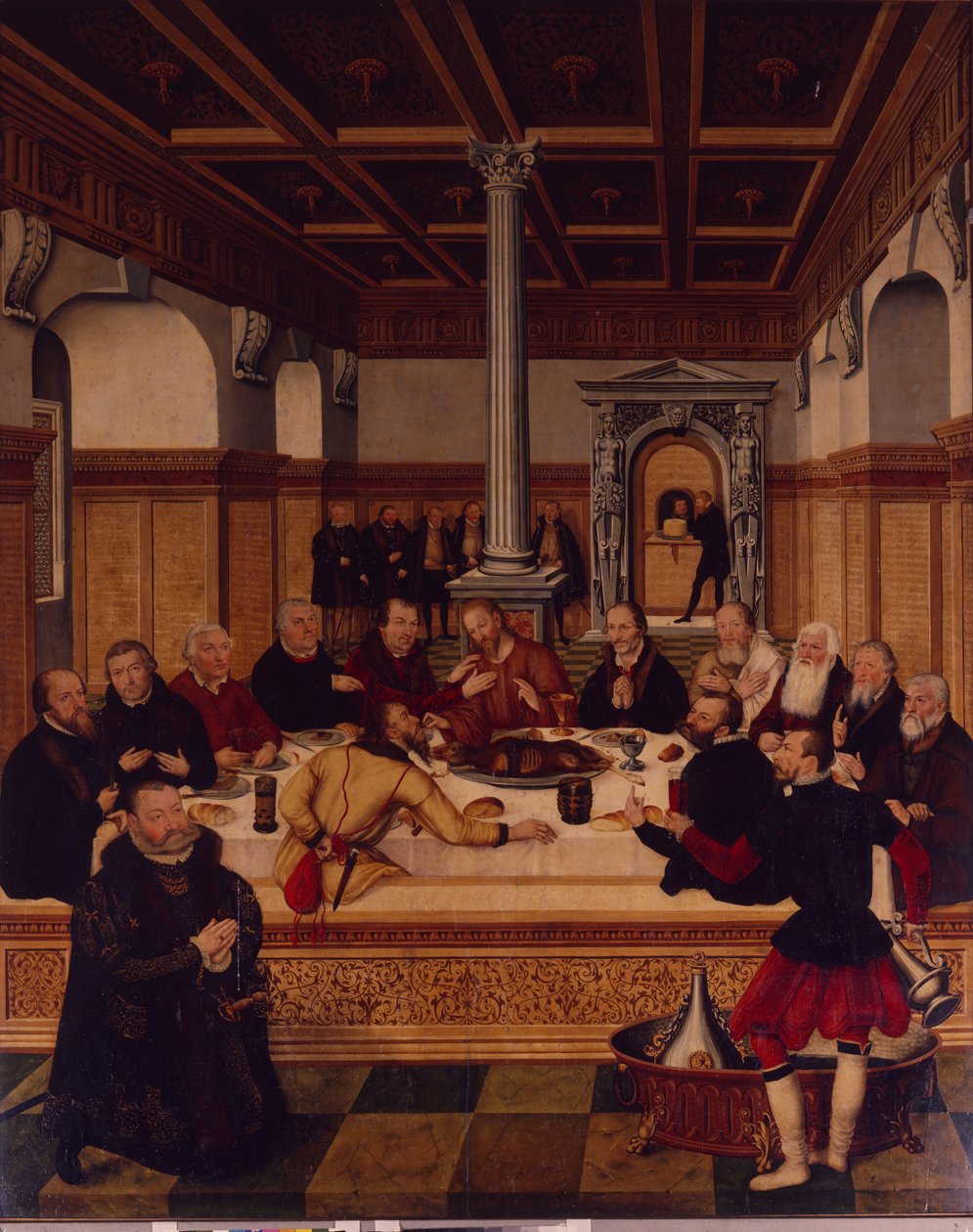 Det siste måltid av Lucas Cranach the Elder