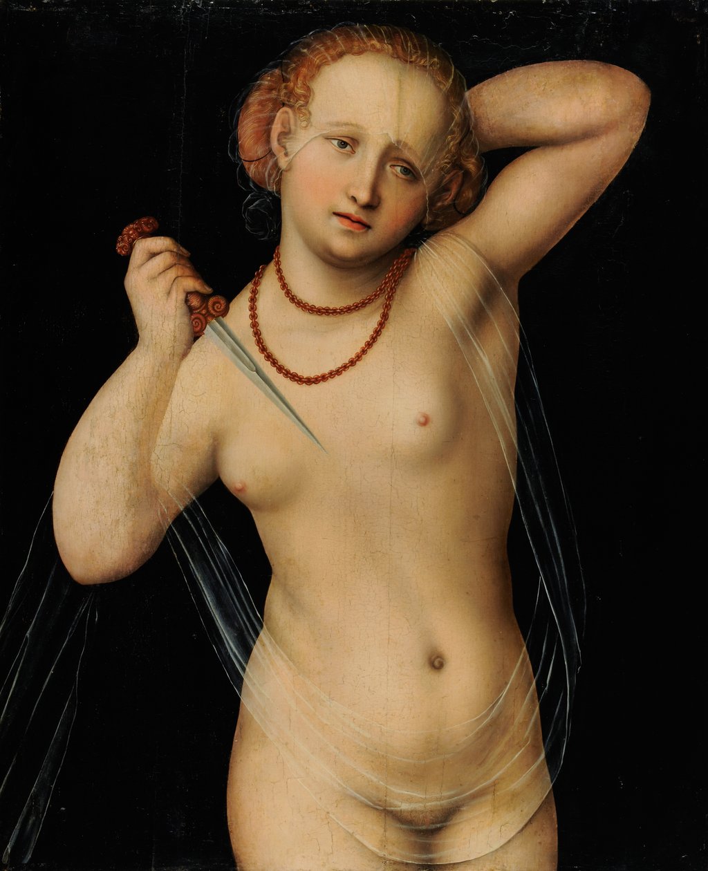 Lucretia, ca. 1535-40 av Lucas Cranach the Elder