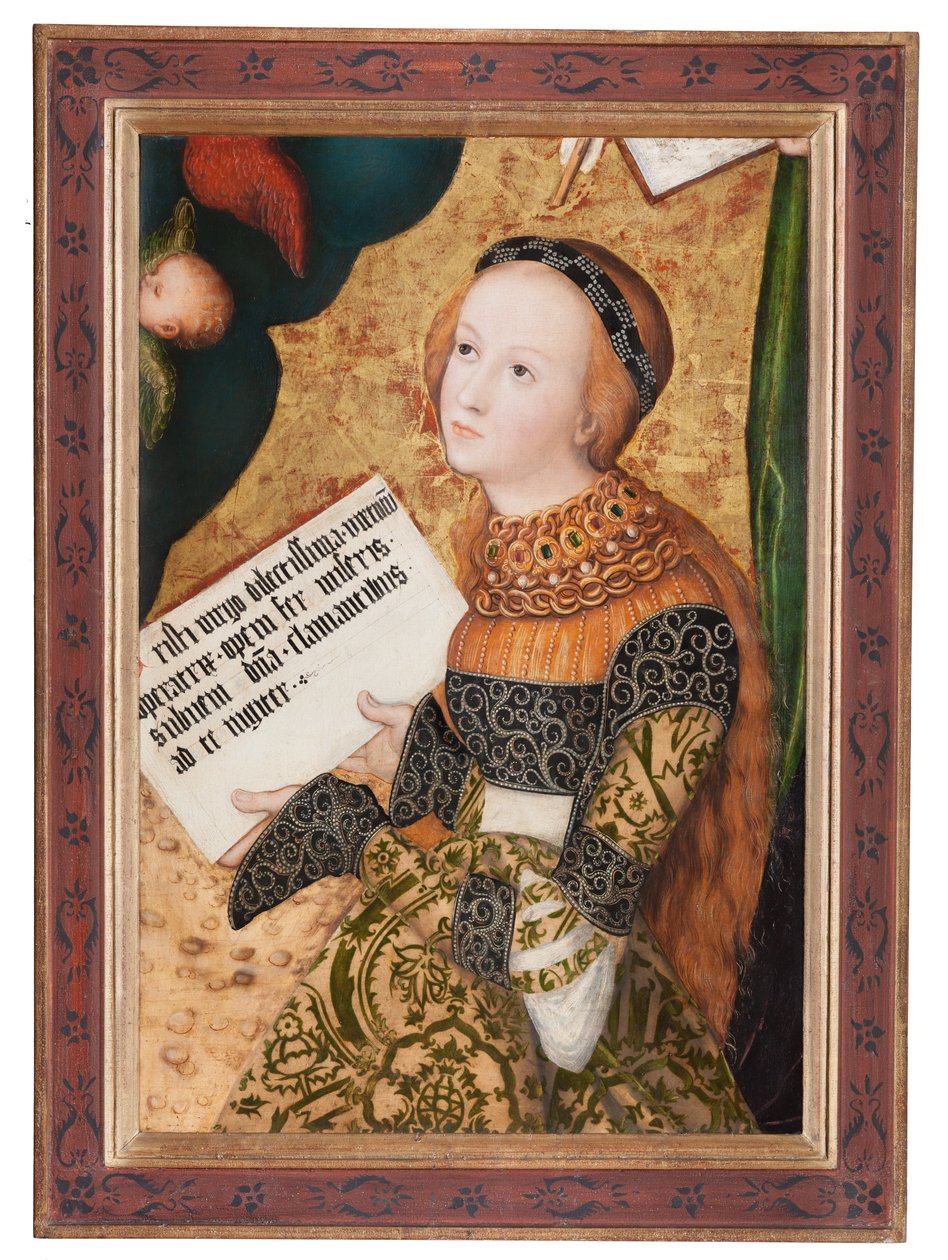 Den hellige Christina, ca. 1520-22 av Lucas Cranach the Elder