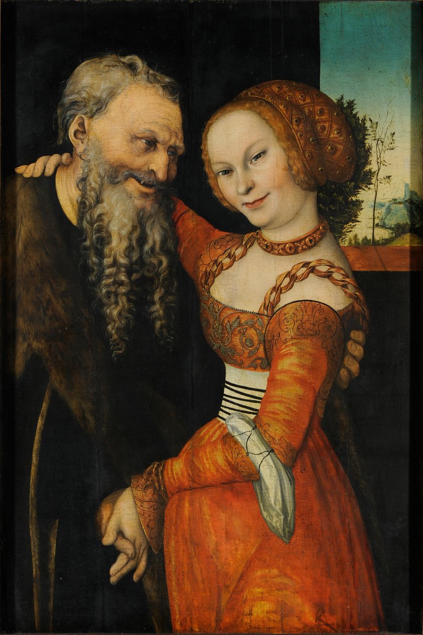 Et dårlig matchet par av Lucas Cranach the Elder