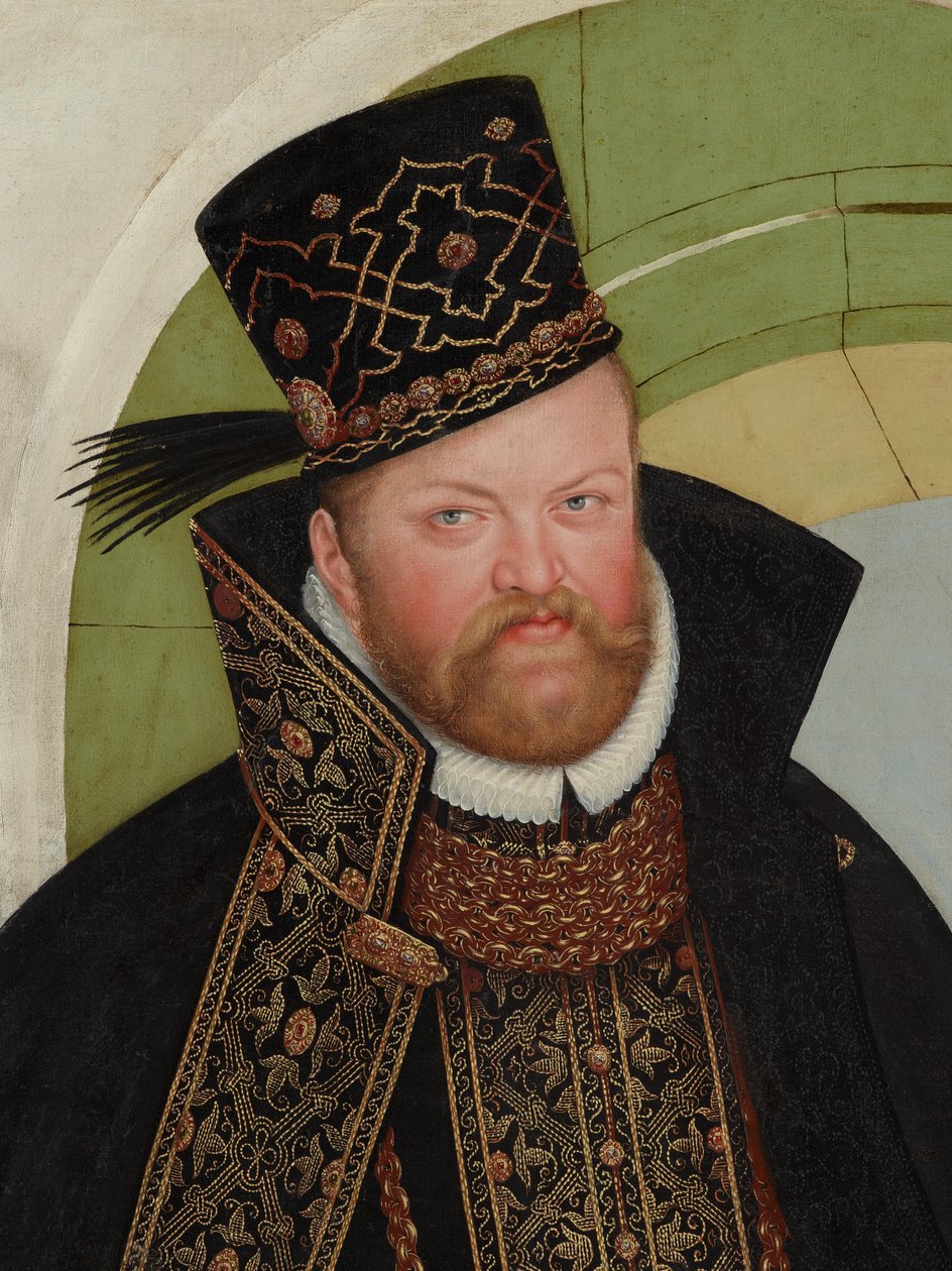 August, kurfyrste i Sachsen (1526-1586) av Lucas Cranach the Younger  