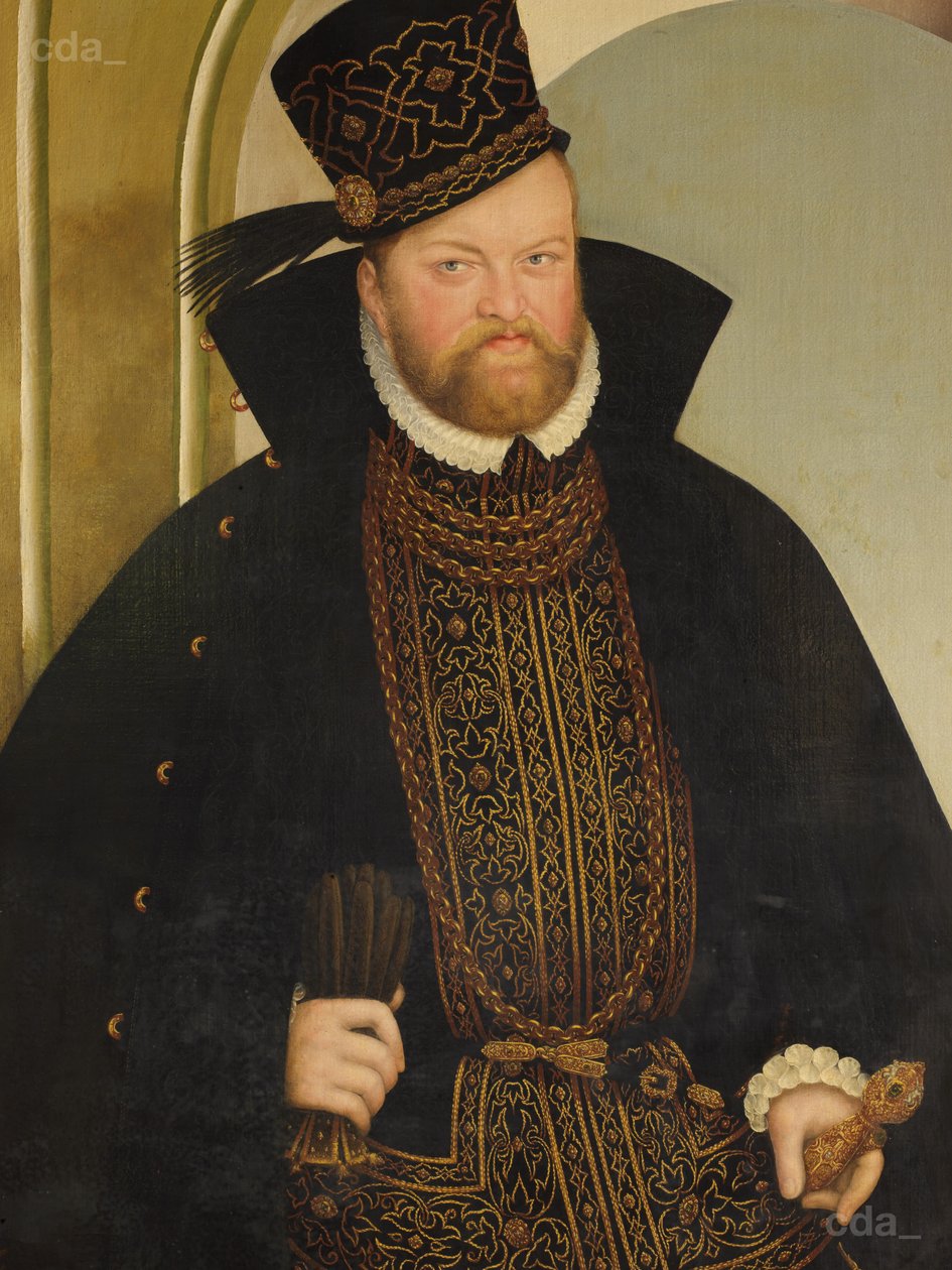 Portrett av kurfyrsten August av Lucas Cranach the Younger  