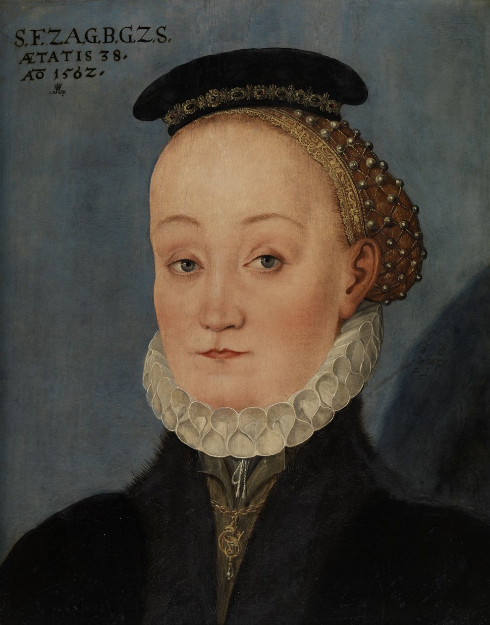 Portrett av Lucretia -baronessen von Berlepsch, née von Schleinitz av Lucas Cranach the Younger