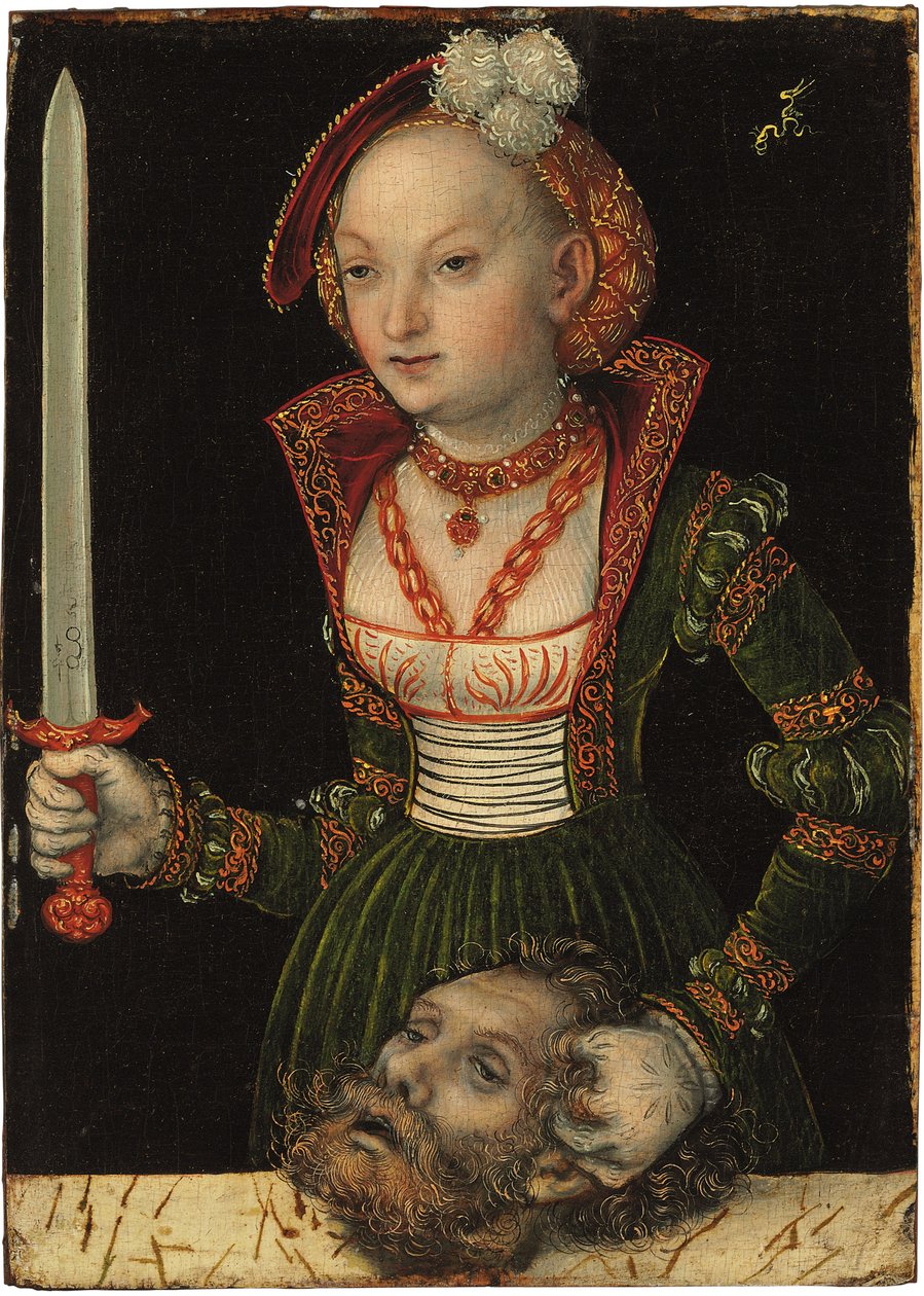 Judith og Holofernes av Lucas Cranach