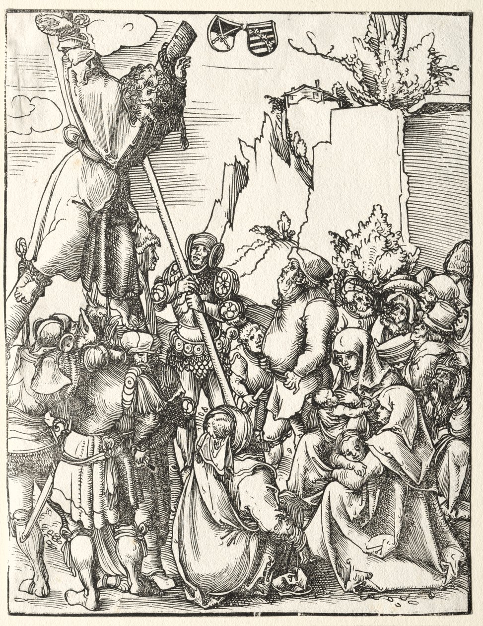 St. Andrews martyrium av Lucas Cranach