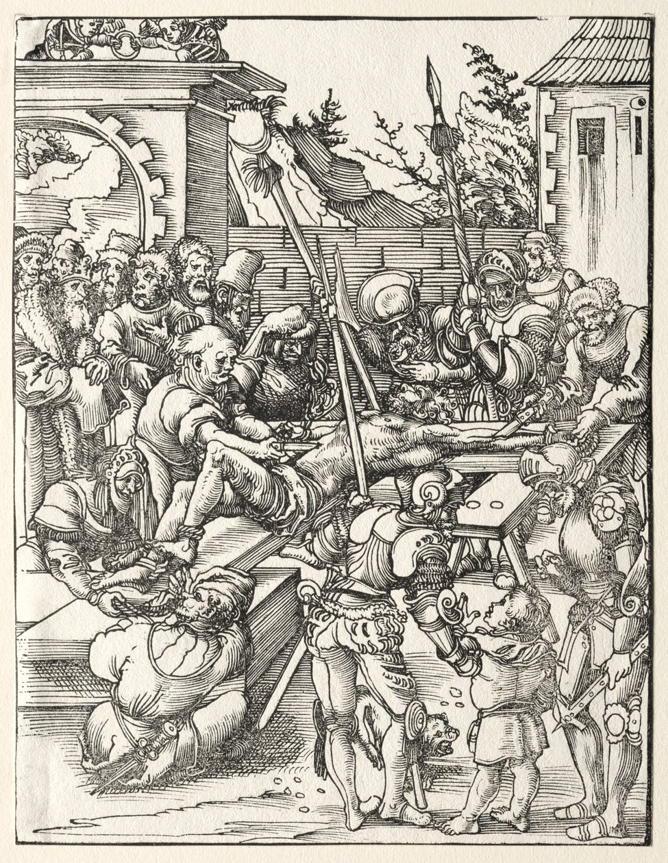 Martyrium av St. Bartolomeus av Lucas Cranach