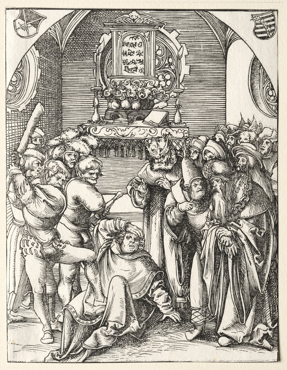 Martyrdøden til St. Judas Thaddeus av Lucas Cranach