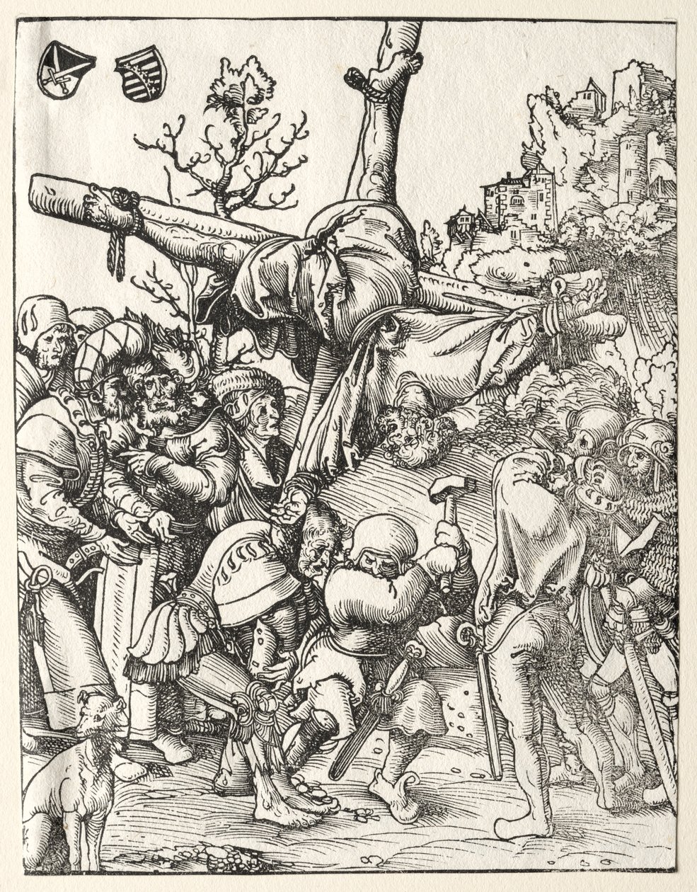 St. Peters martyrium av Lucas Cranach