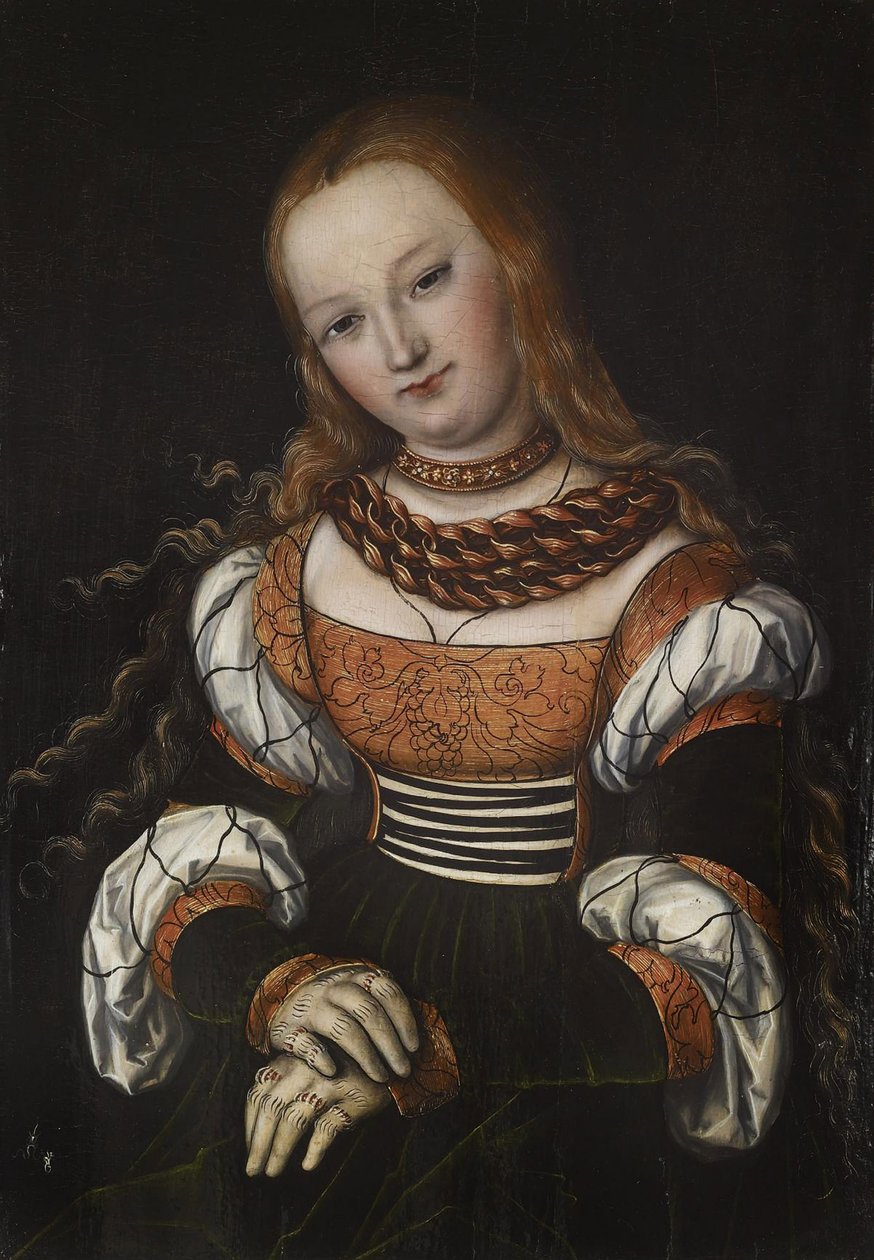 Maria Magdalena, ca. 1525 av Lucas Cranach the Elder