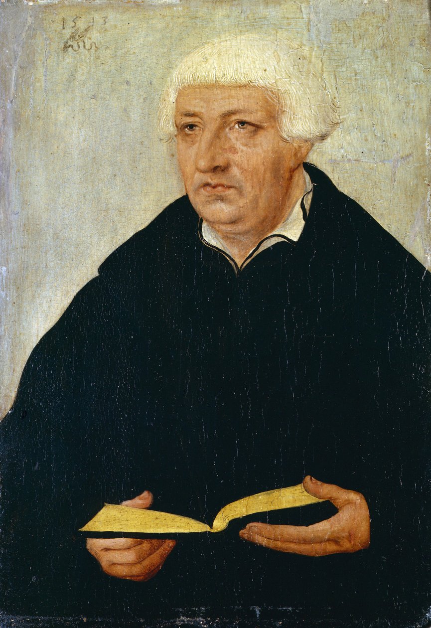 Portrett av Johannes Bugenhagen av Lucas Cranach