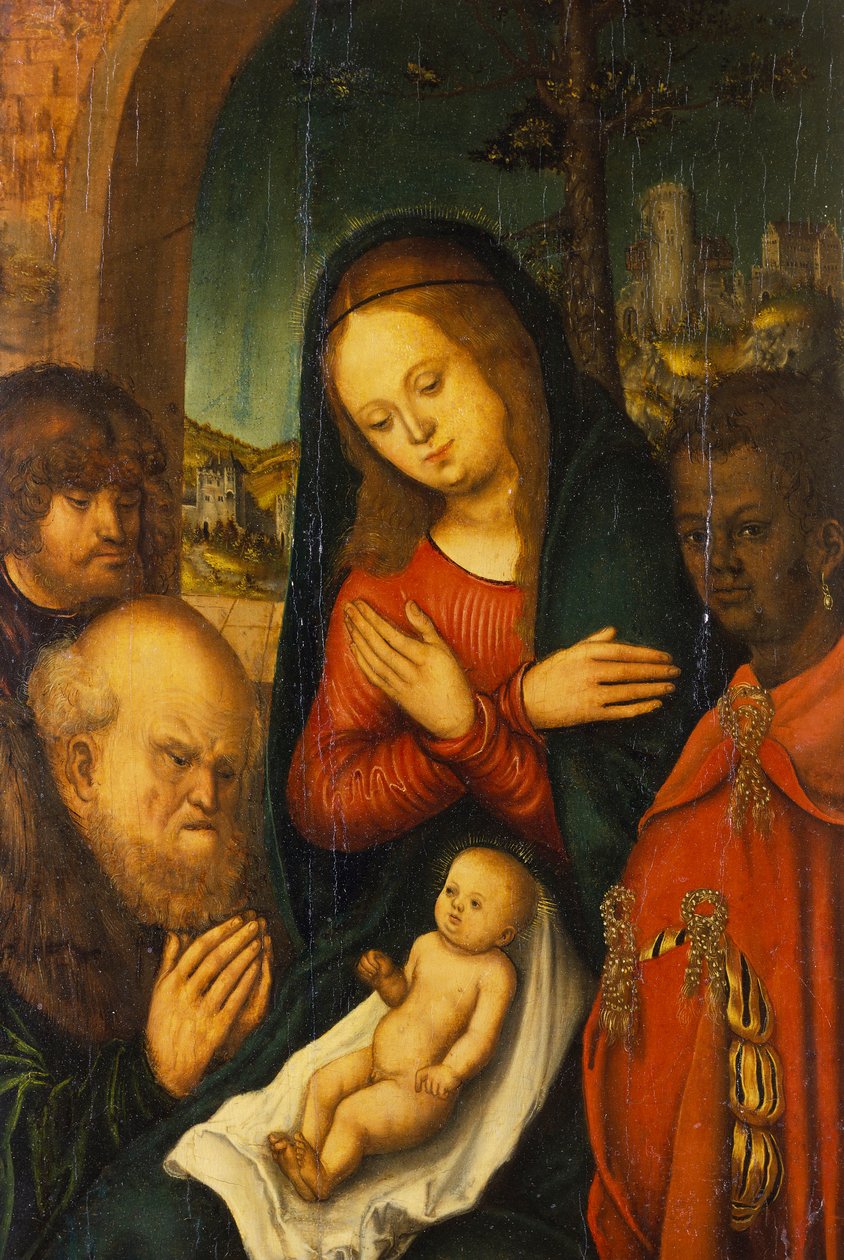 Tilbedelsen av kongene av Lucas Cranach
