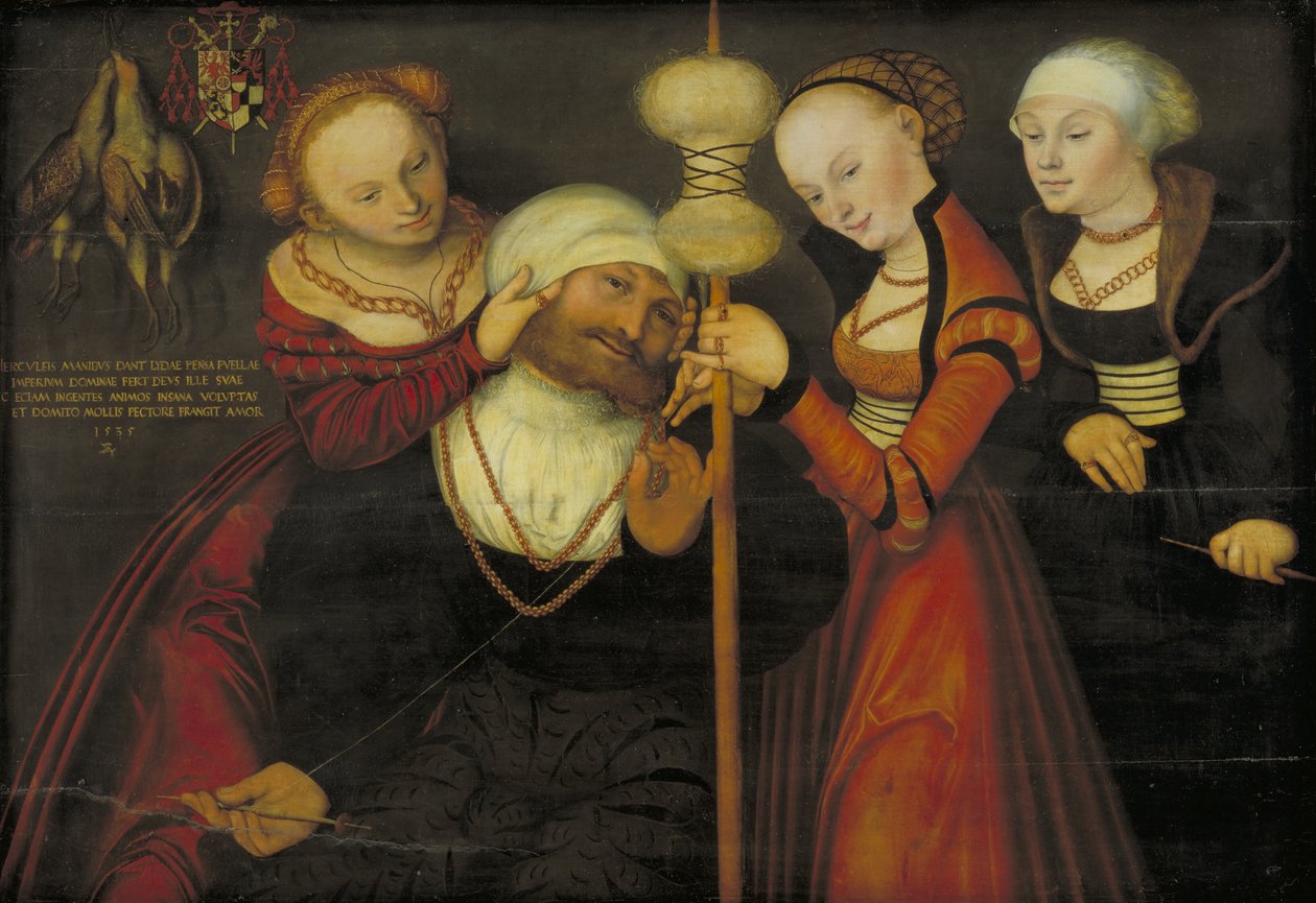 Hercules med Omphale av Lucas Cranach d.Æ.