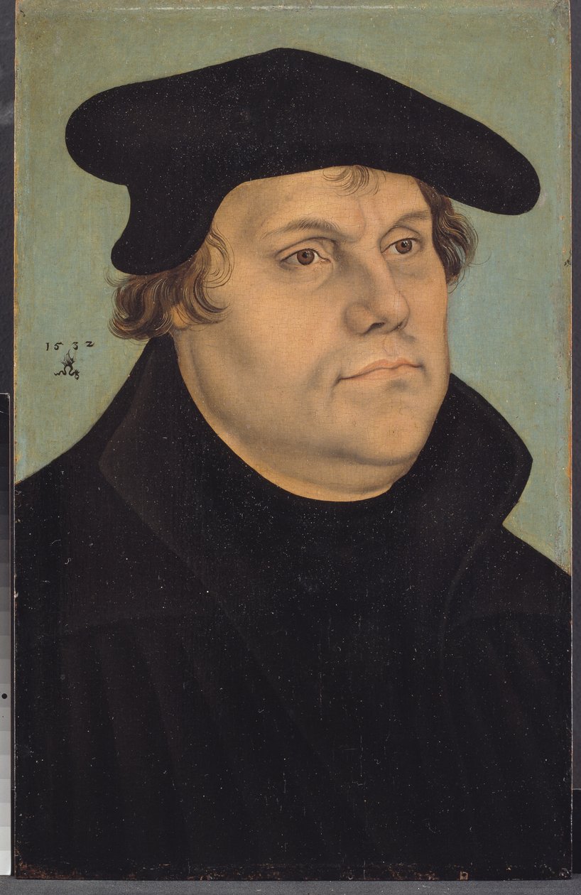Portrett av Martin Luther av Lucas Cranach d.Æ.