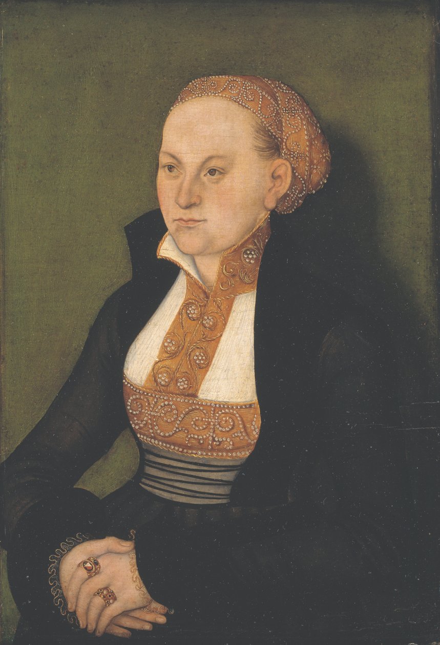 Portrett av en dame av Lucas Cranach d.Æ.