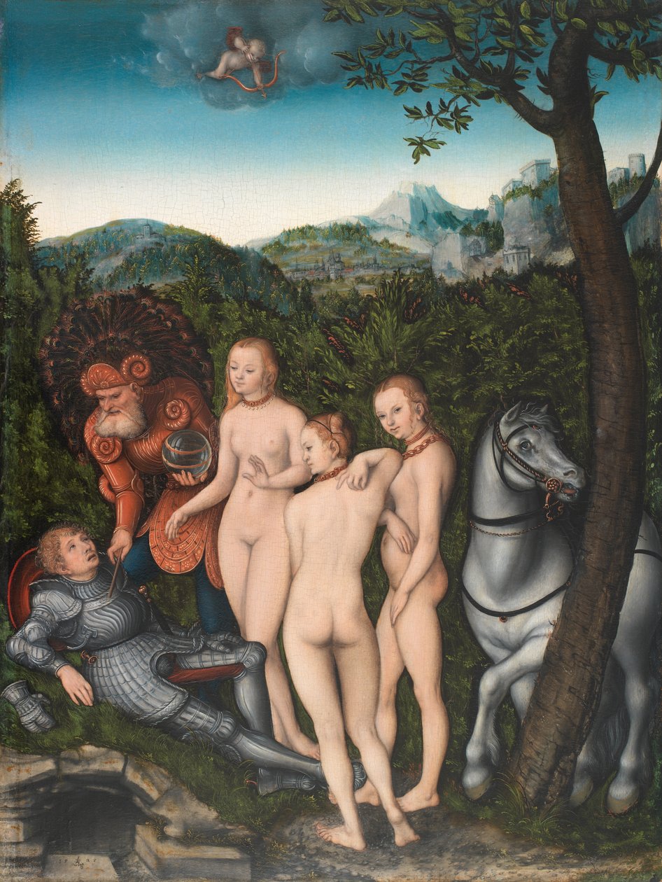 Paris-dommen av Lucas Cranach d.Æ.
