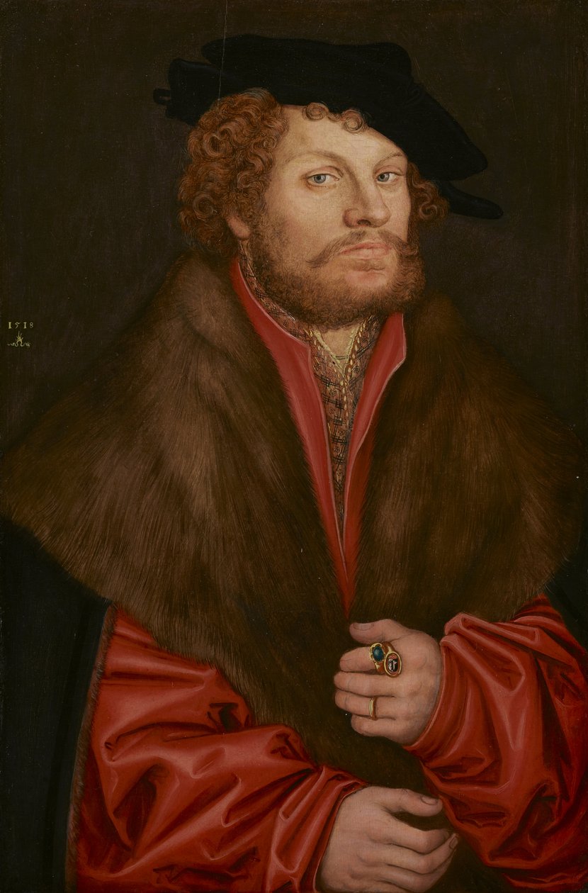 Portrett av Moritz Büchner av Lucas Cranach the Elder