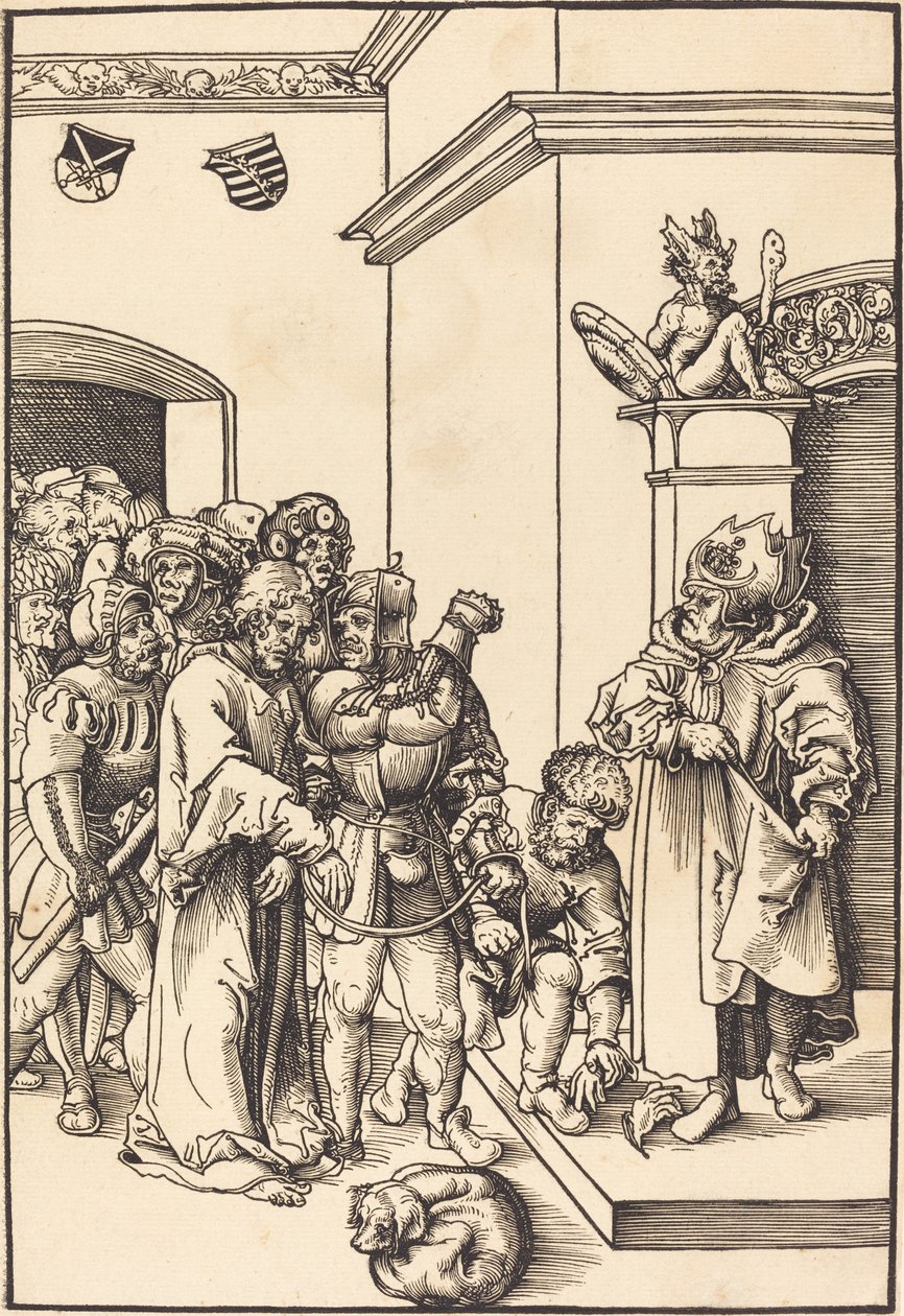Kristus før Annas av Lucas Cranach the Elder