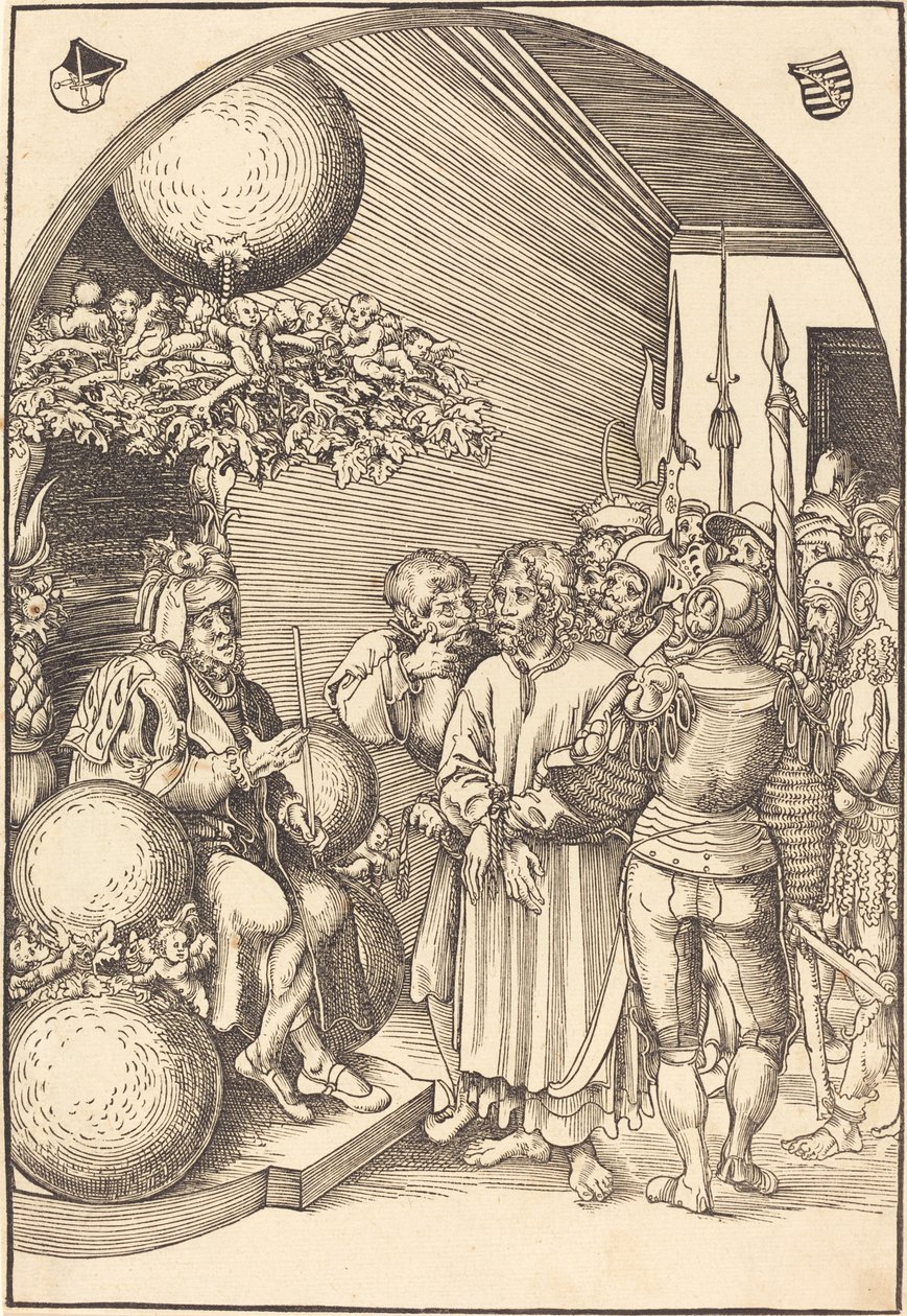 Kristus før Herodes av Lucas Cranach the Elder