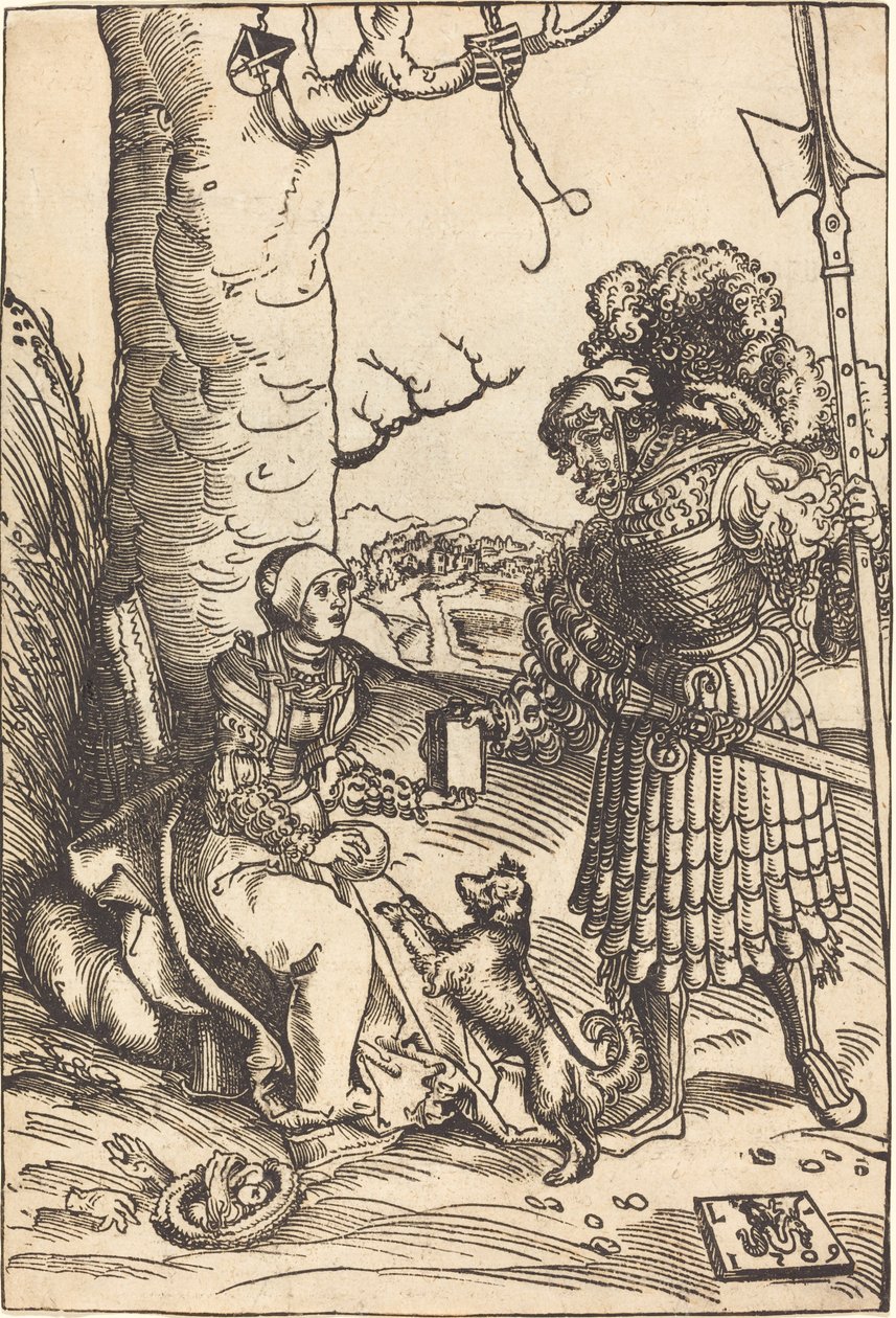 David og Abigail av Lucas Cranach the Elder