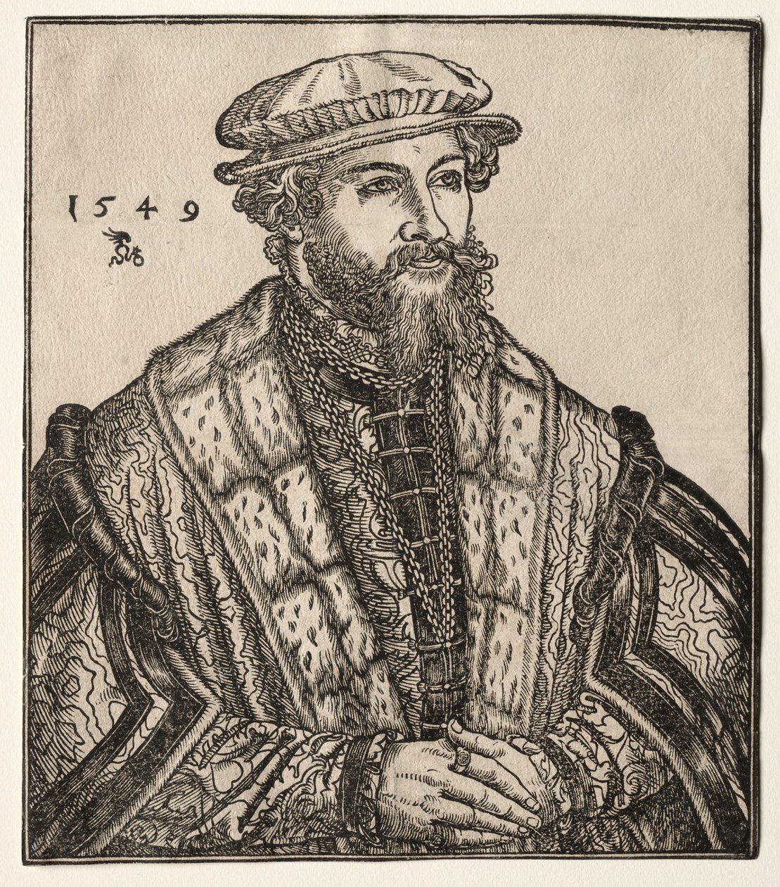 dr Christian Bridge, 1549. av Lucas Cranach the Elder