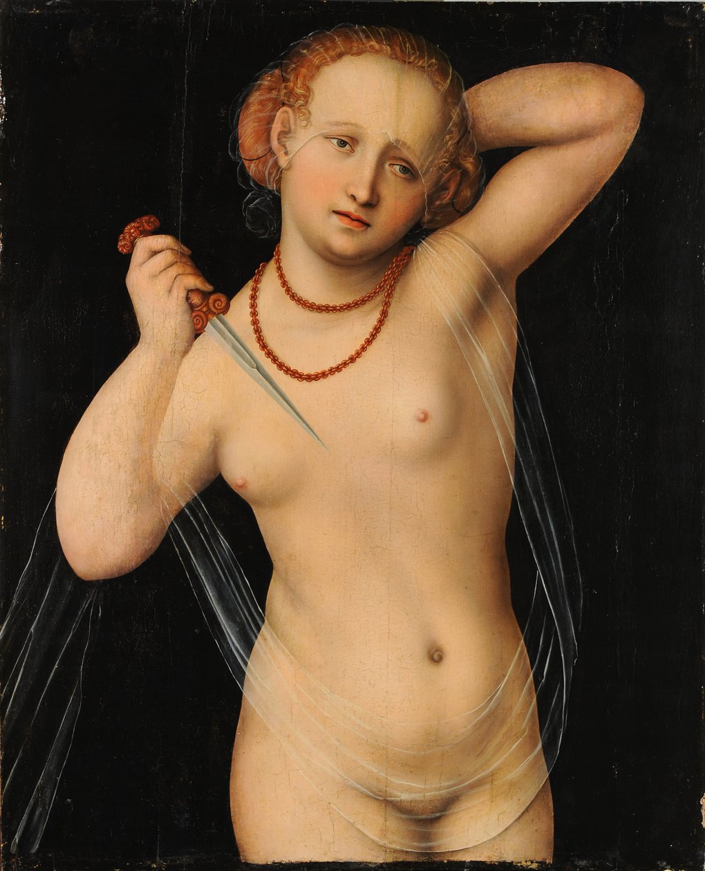 Lucretia, ca. 1525 av Lucas Cranach the Elder
