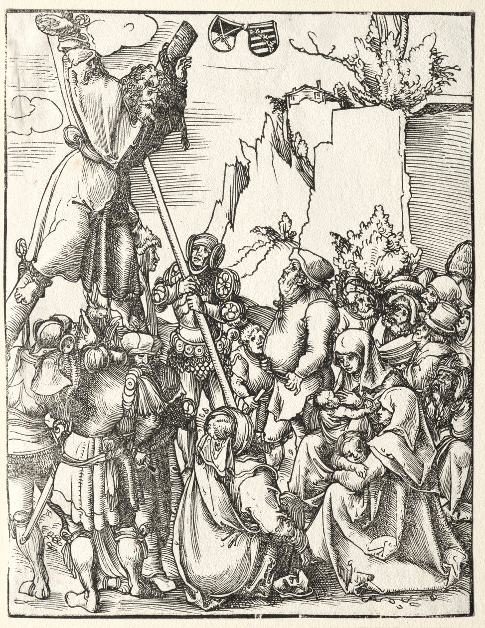 St. Andrews martyrium. av Lucas Cranach the Elder