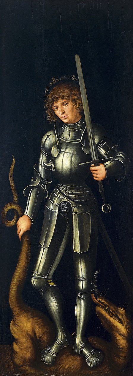 St. George, ca 1514 av Lucas Cranach the Elder