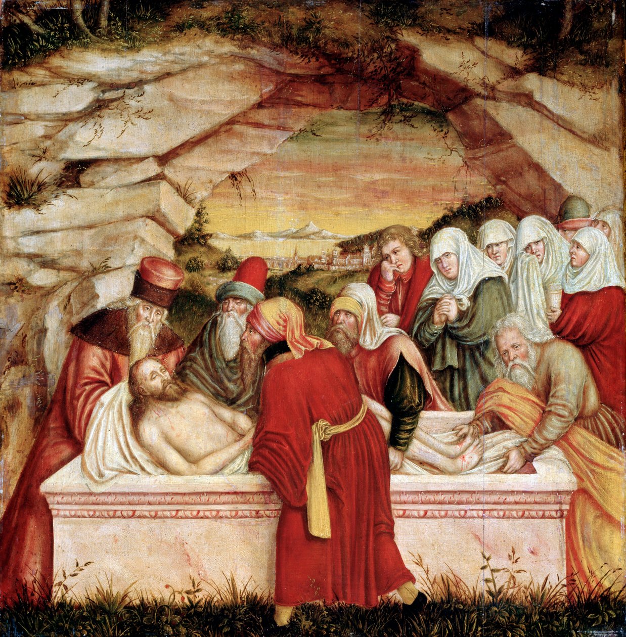 Gravleggingen