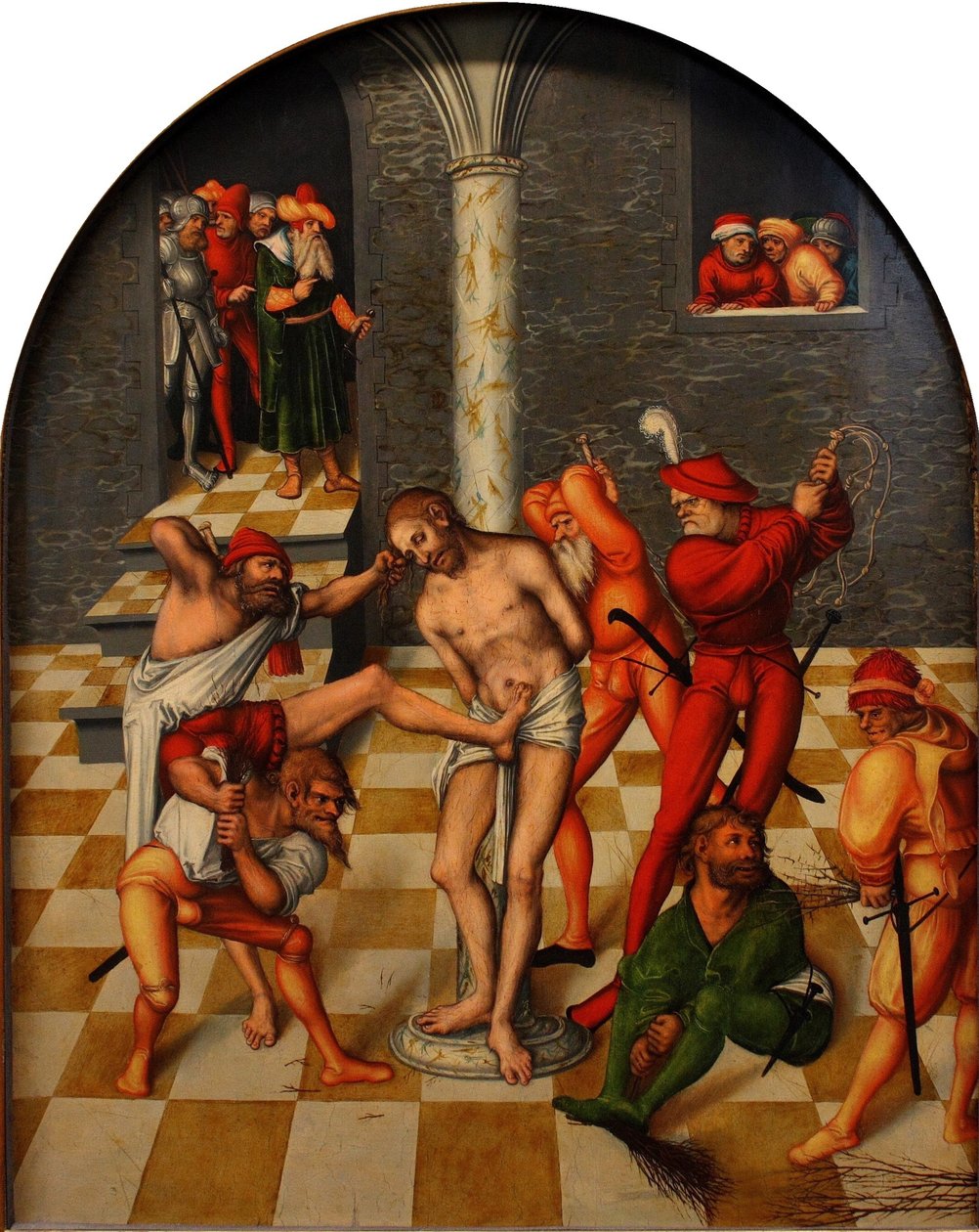 Kristi flagellasjon, 1538 av Lucas Cranach the Elder