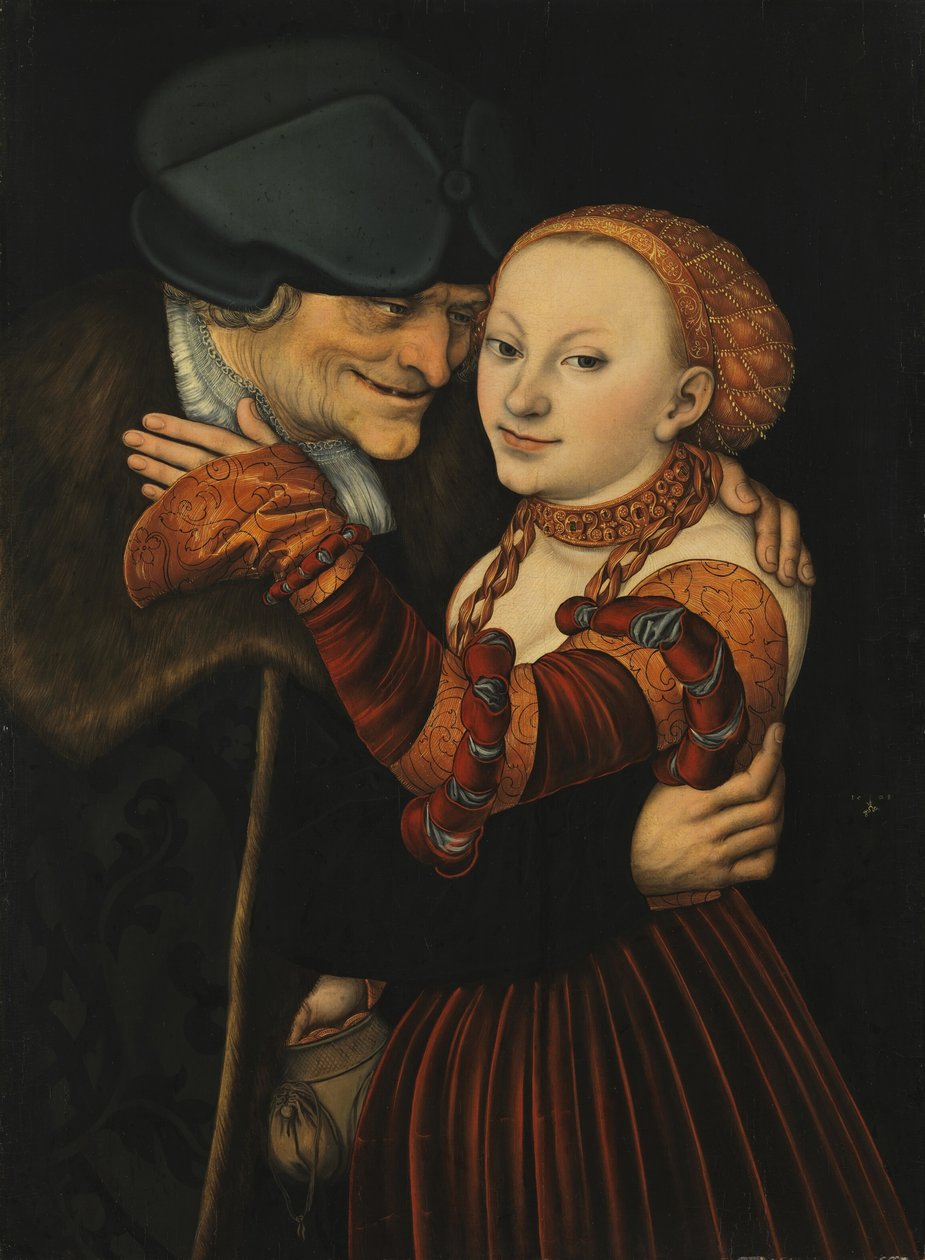 Det ulike paret av Lucas Cranach the Elder