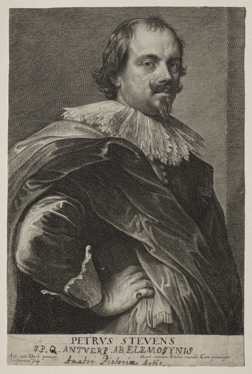 Portrett av Peter Stevens av Lucas Emil Vorsterman