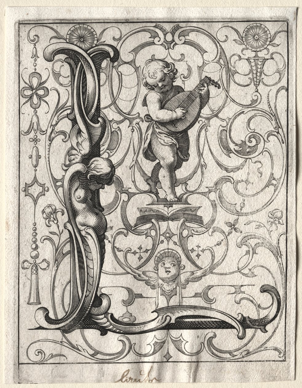 Nytt ABC-hefte: L, 1627. av Lucas Kilian