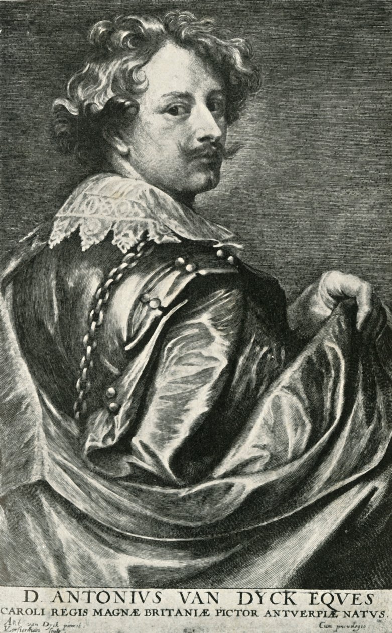 Portrett av Vandyck, 1906. av Lucas Vorsterman