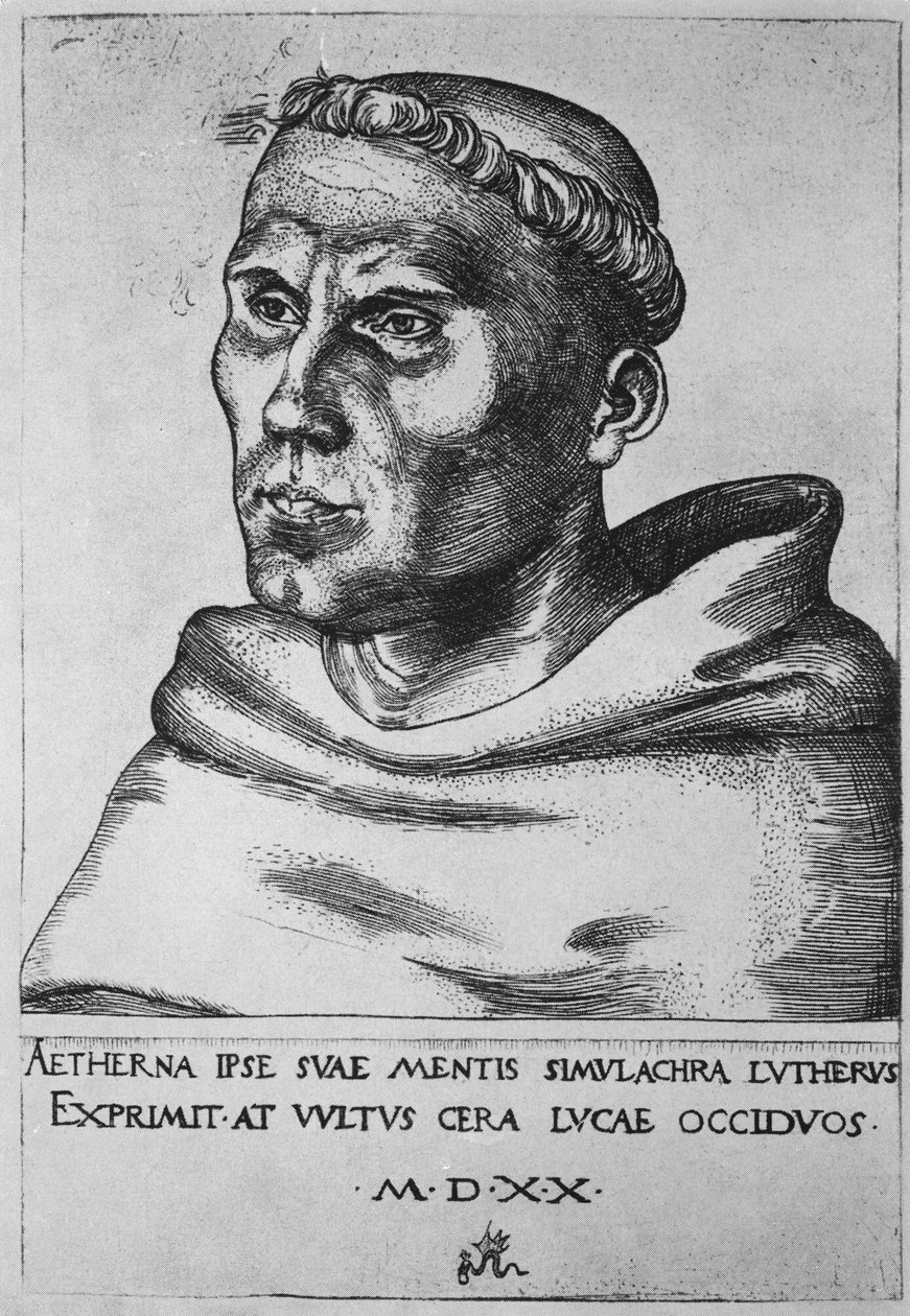 Martin Luther av Lucas the Elder Cranach