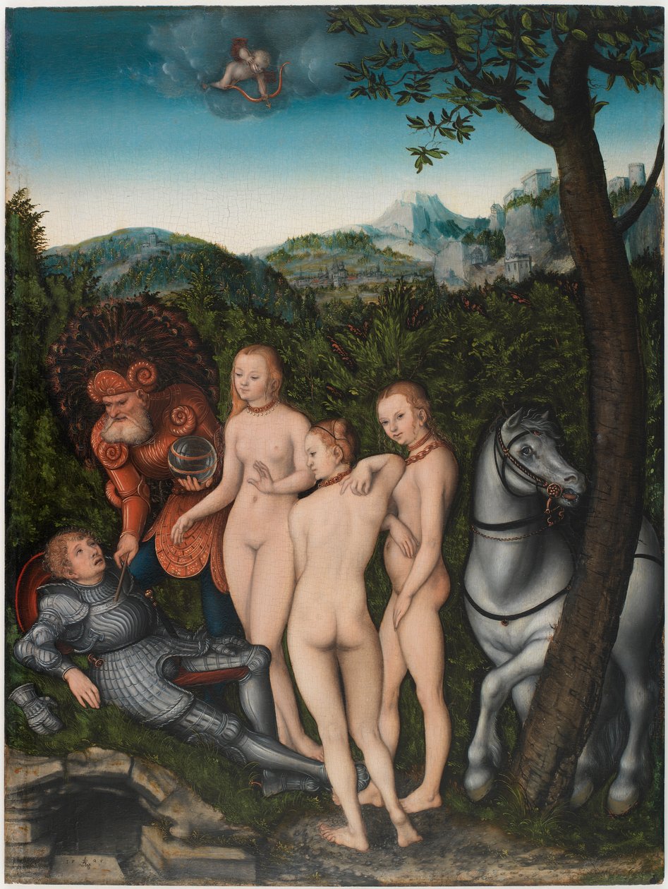 Paris-dommen av Lucas the Elder Cranach