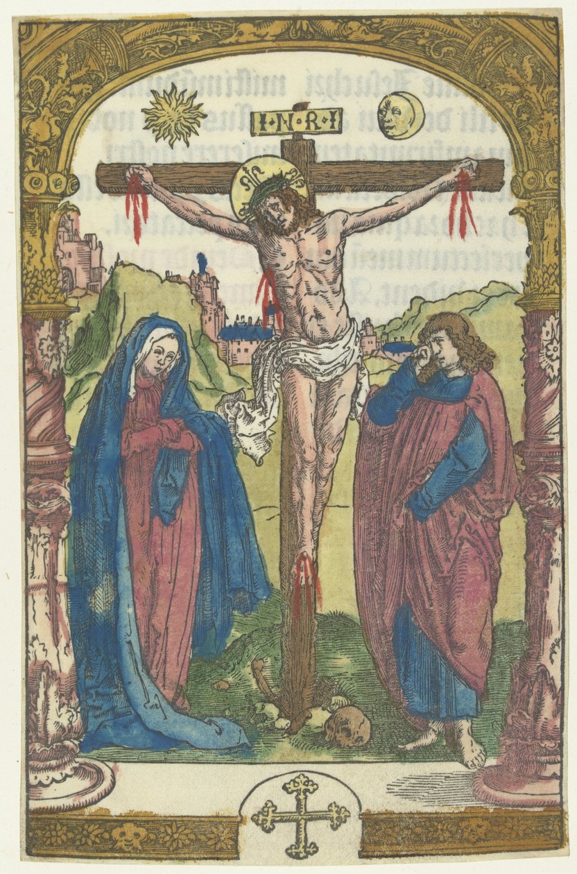Kristus på korset av Lucas van Leyden (attributed to)