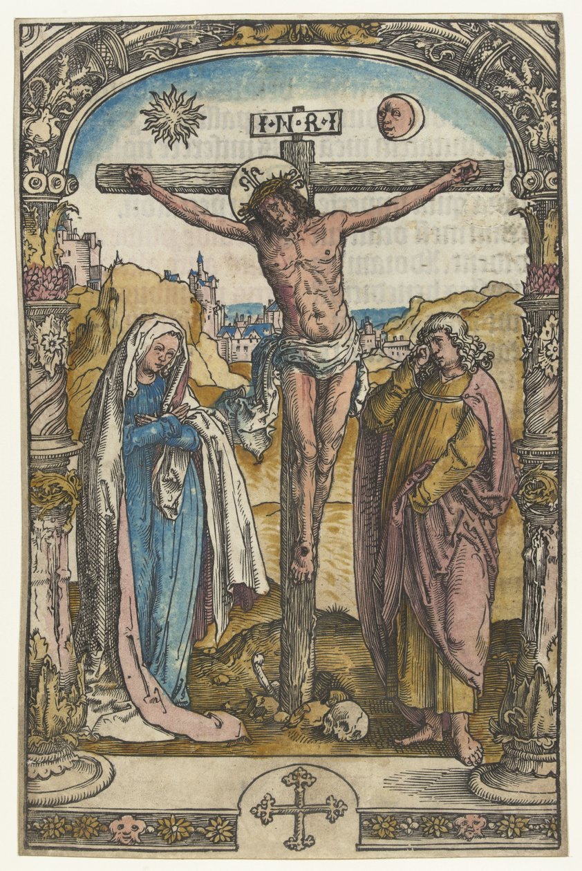 Kristus på korset av Lucas van Leyden (attributed to)