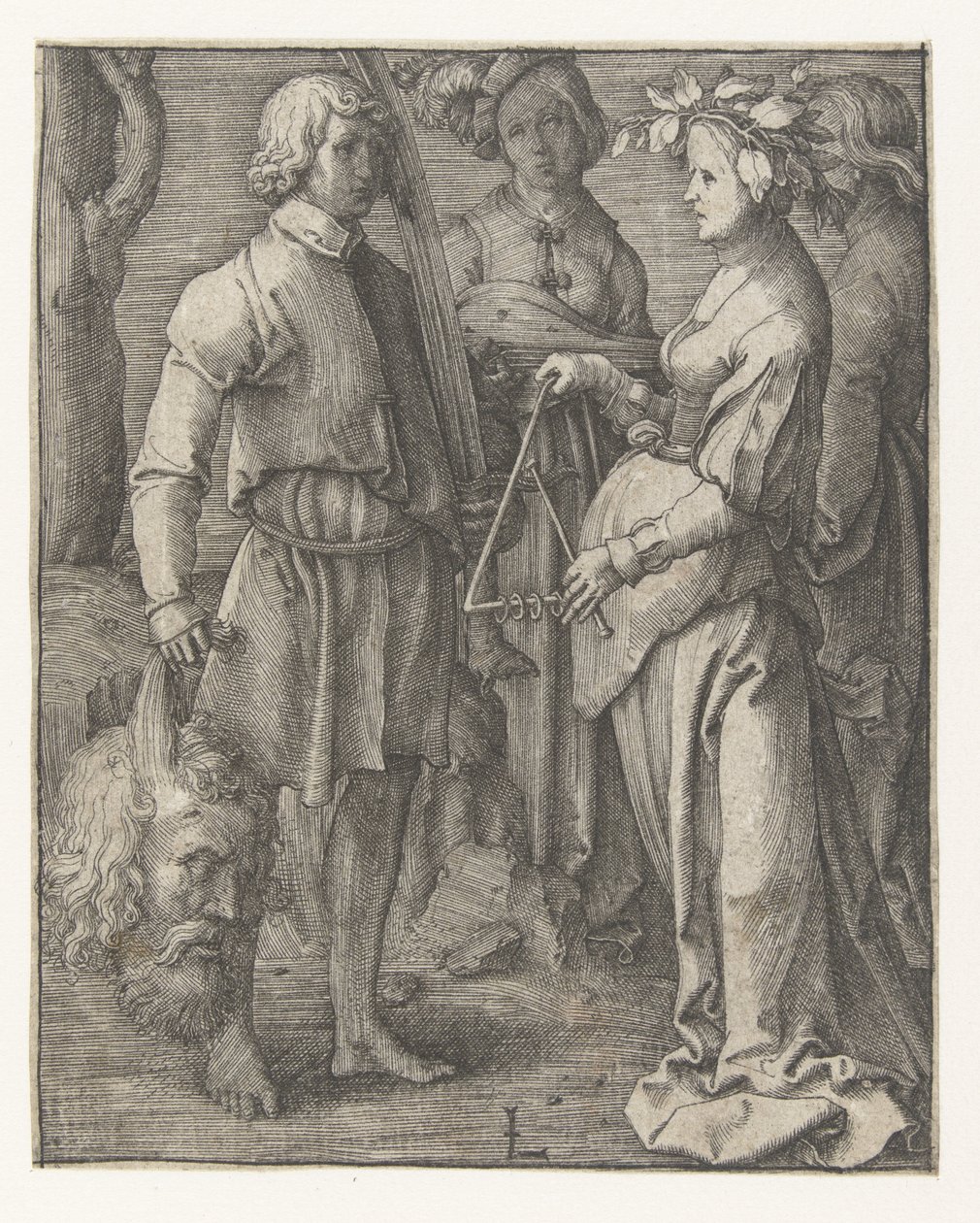 I triumf går David av Lucas van Leyden